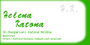 helena katona business card