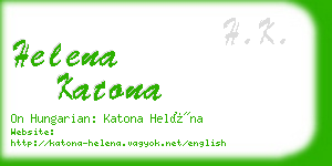 helena katona business card